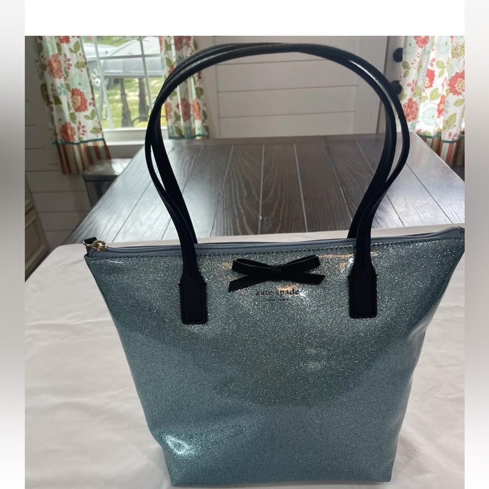 Kate Spade Sparkle Blue Handbag